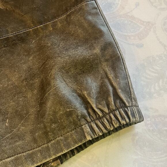 Rare “Mad Max” Themed 1980’s Leather Jacket - Made in the USA - Sm - Picture 9 of 16